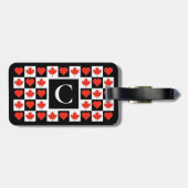 Aangepaste Canadese vlag (Canada) Bagagelabel (Achterkant horizontaal)