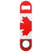 Aangepaste Canadese vlag Pro Speed flesopener Flessenopener (Voorkant)