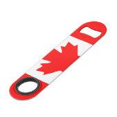Aangepaste Canadese vlag Pro Speed flesopener Speed Flessenopener (Voorkant Gekanteld)