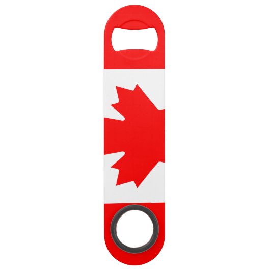 Aangepaste Canadese vlag Pro Speed flesopener Speed Flessenopener (Voorkant)