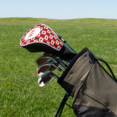 Aangepaste Canadese vlag van Canada Monogram DRIVE Golfheadcover (Insitu)