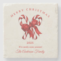 Aangepaste candy cane Kerst rood cadeau