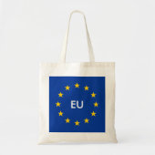 Aangepaste canvas tas EU-vlagbegroting (Voorkant)