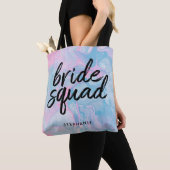 Aangepaste Canvas tas Katoen Snoep Bride Squad (Dichtbij)