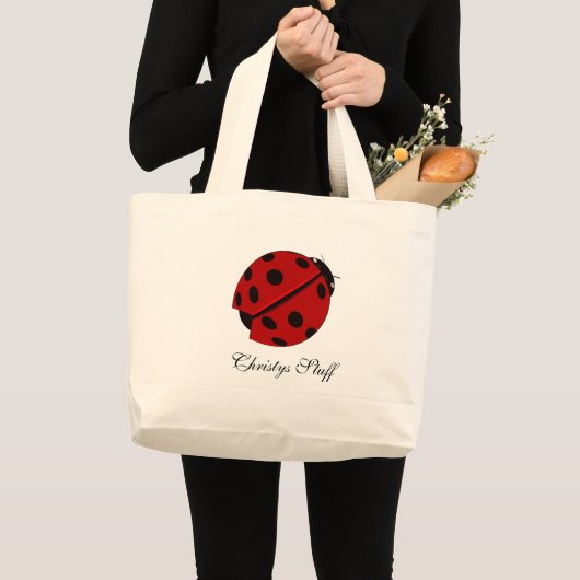 Aangepaste Canvas tas Ladybug (Voorkant (product))
