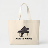 Aangepaste Canvas tas Piano Canvas (Voorkant)