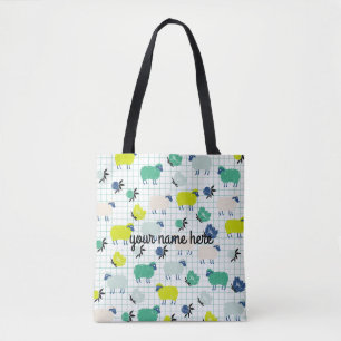 Aangepaste Canvas tas schapen