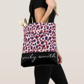 Aangepaste Canvas tas van het Leopard Pattern (Dichtbij)