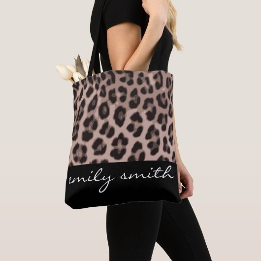 Aangepaste Canvas tas van het Leopard Pattern (Dichtbij)