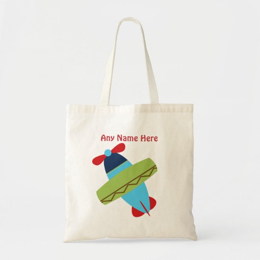 Aangepaste Canvas tas van het vliegtuig (Voorkant)