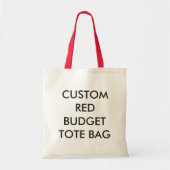 Aangepaste Canvas tas voor aangepast budget - RED- (Voorkant)