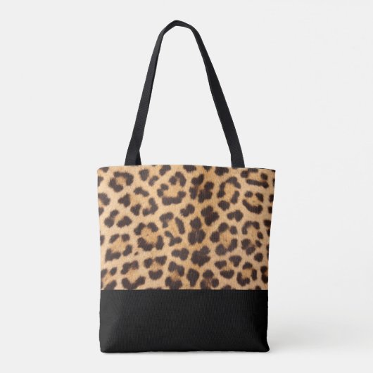 Aangepaste Canvas tas voor afdrukken leopard (Achterkant)