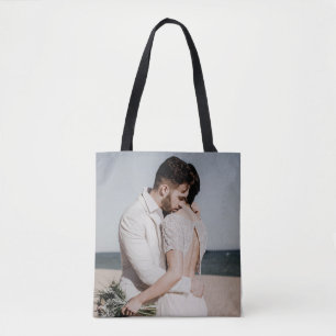 Aangepaste Canvas tas voor eigen foto en tekst