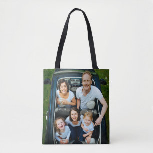 Aangepaste Canvas tas voor eigen foto en tekst