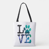 Aangepaste Canvas tas voor het afdrukken van Dog P (Achterkant)