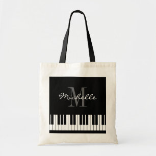 Aangepaste canvas tas voor pianosleutels voor doce