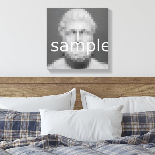 Aangepaste canvasprint | Voeg hier uw eigen afbeel Canvas Afdruk (Insitu (Slaapkamer))