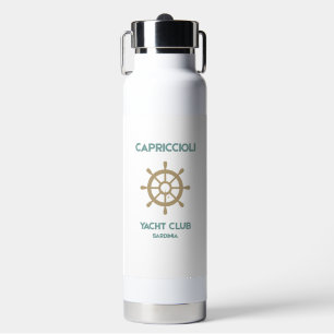 Aangepaste Capriccioli Yacht Club Luxe RVS Waterfles