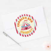 Aangepaste carnaval Sticker met aangepaste naam Co (Envelop)
