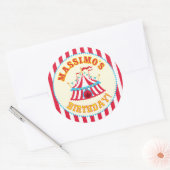 Aangepaste carnaval Sticker met aangepaste naam Ma (Envelop)