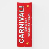 Aangepaste carnavalsbanner spandoek (Verticaal)