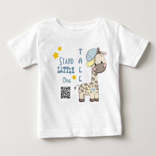 Aangepaste Cartoon Baby Giraffe (Voorkant)