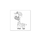 Aangepaste Cartoon Baby Giraffe Rubberstempel Rubberstempel (Afrduk)