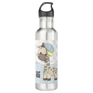 Aangepaste Cartoon Baby Giraffe Waterfles