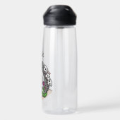 Aangepaste Cartoon egel Waterfles (Achterkant)