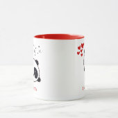 Aangepaste cartoon schattige Panda Koffie Mok (Midden)