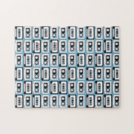 Aangepaste Cassettebandjes voor retro Legpuzzel (Horizontaal)