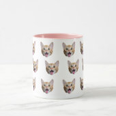 Aangepaste Cat Face Mok | Gepersonaliseerde Mok vo (Midden)