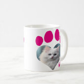 Aangepaste Cat Lover Mok – Aangepaste foto (Voorkant rechts)
