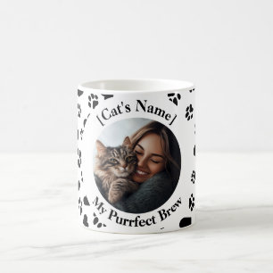 Aangepaste Cat Lover Mok met foto en naam