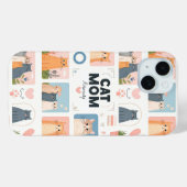Aangepaste "Cat Mom" iPhone Case (Achterkant (horizontaal))