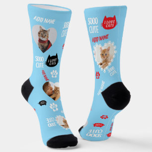 Aangepaste Cat Sokken Foto voor Pet Lovers