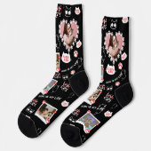 Aangepaste Cat Sokken met Foto – Gepersonaliseerd (Links)