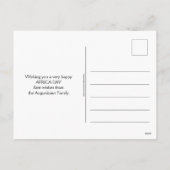 Aangepaste CELEBRATING AFRIKA-vlaggen Feestdagenkaart (Achterkant)