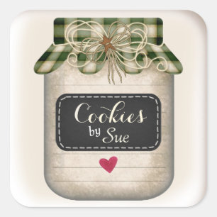 Aangepaste Charm Cookie Gift Stickers
