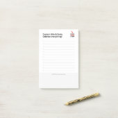 Aangepaste CHECKLIST bewerkbaar minimalistisch een Post-it® Notes (Op bureau)
