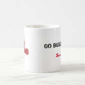 Aangepaste Cheerleader met roze haarkoffie Mok (Center)