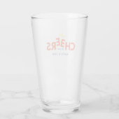Aangepaste "Cheers" Glass voor bruiloften en feest Glas (Achterkant)