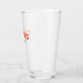 Aangepaste "Cheers" Glass voor bruiloften en feest Glas (Links)