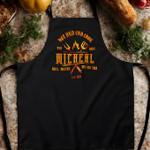 Aangepaste Chef Foodie Cooking Grillmaster Schort