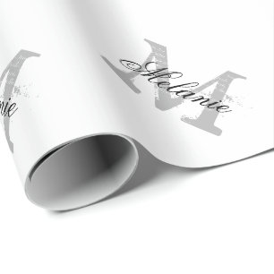 Aangepaste chemische naam monogram verpakkingspapi cadeaupapier