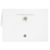 Aangepaste Cherry Blossom Card Weddencard (Achterkant Horizontaal)