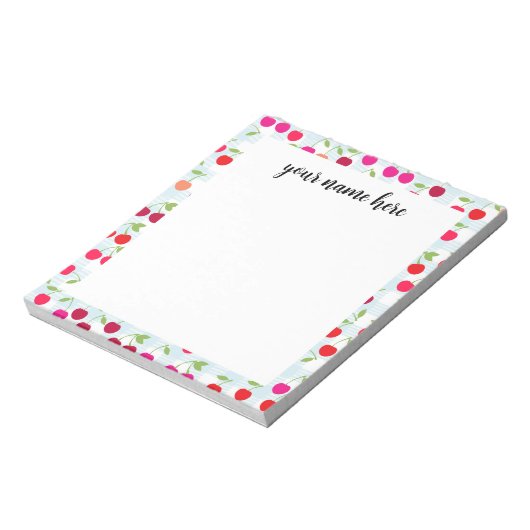 Aangepaste Cherry-laptop Notitieblok (Gedraaid)