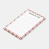 Aangepaste Cherry Pharmacy Tech Check List Plaats Post-it® Notes (Schuin)