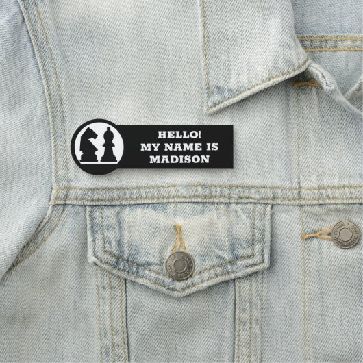 aangepaste CHESS-tekst Naamplaatje (In situ)