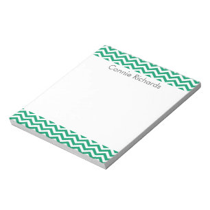Aangepaste Chevron-laptop - groen Notitieblok